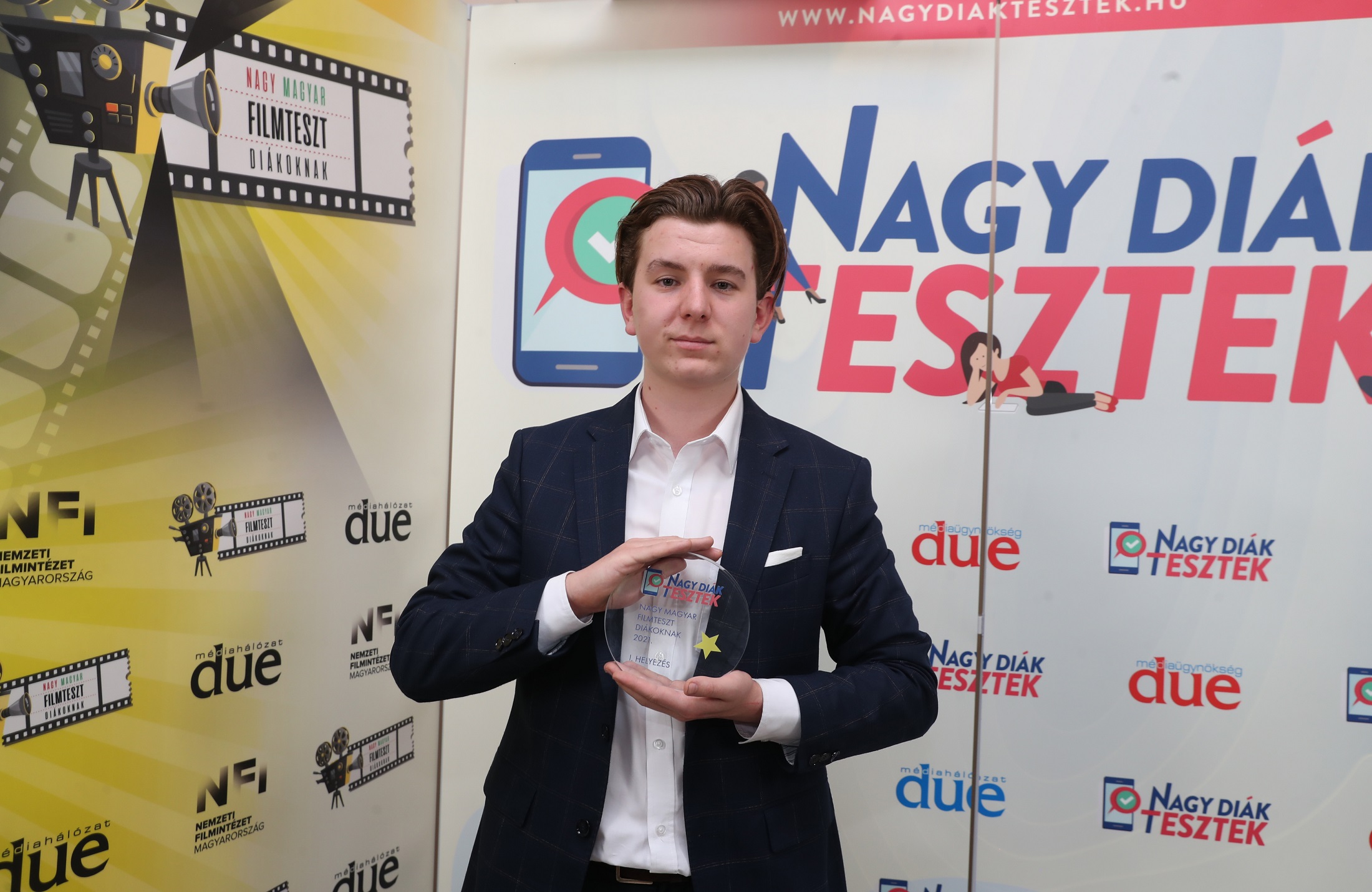 A Győri Nemzeti Színház színésztanonca nyerte az országos filmversenyt