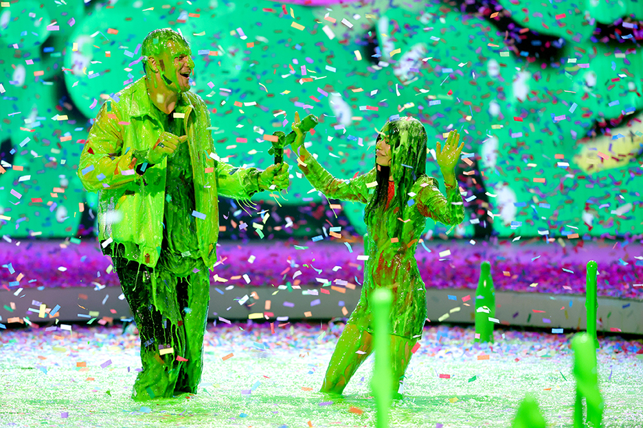 Az Egyesült Államok First Ladyje, Kid Cudi és rekordmennyiségű zöld trutyi a Nickelodeon KCA-n!