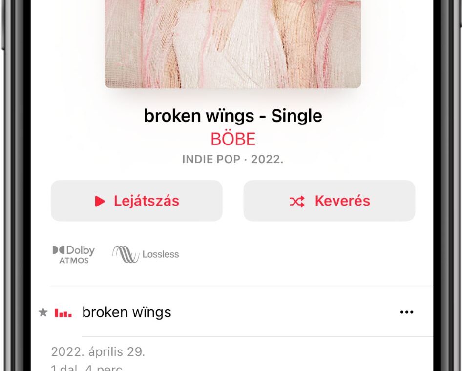 🔊 Megérkezett az első hazánkban készült Dolby Atmos dal: BÖBE - broken wïngs - Powered by WMMD