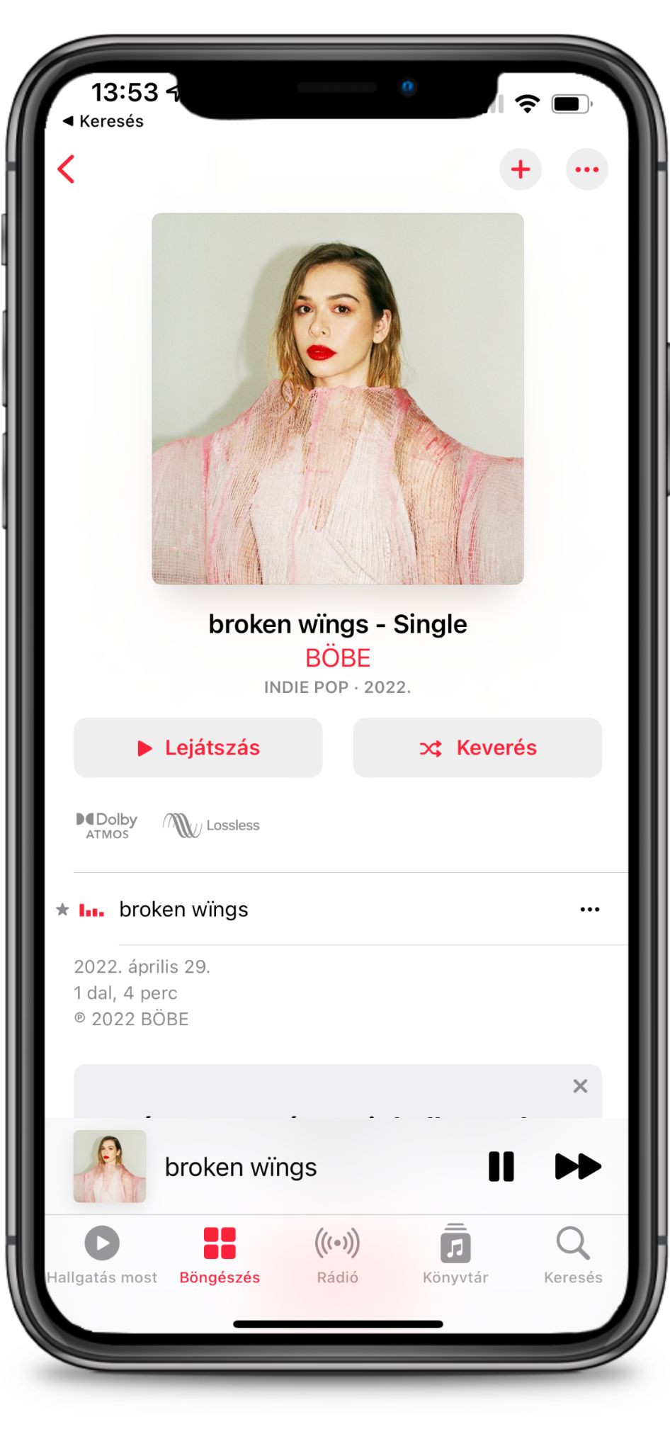 🔊 Megérkezett az első hazánkban készült Dolby Atmos dal: BÖBE – broken wïngs – Powered by WMMD