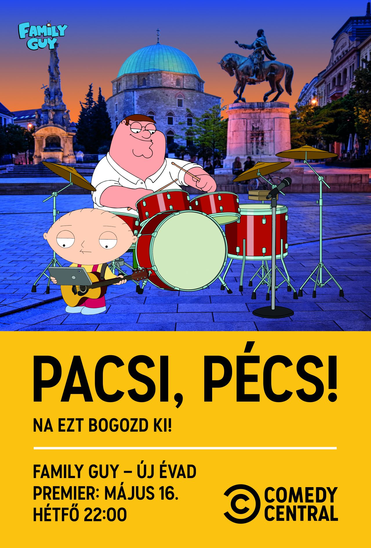 Magyarország nevezetes helyszíneit látogatta meg a Family Guy