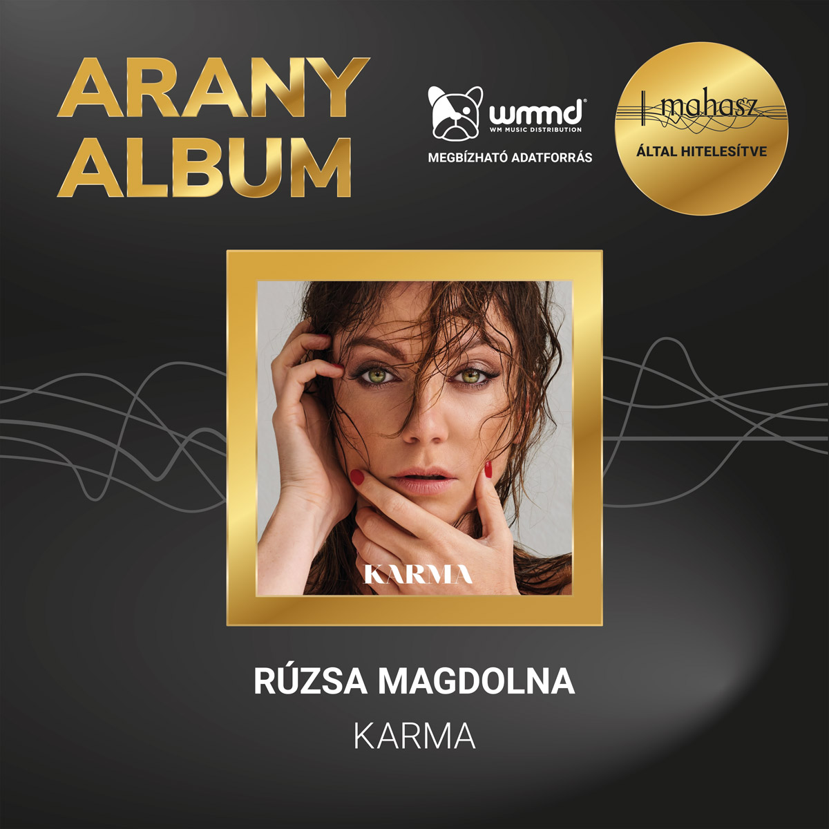 📀 Rúzsa Magdi aranylemezét a WMMD NFT formában is kibocsátotta