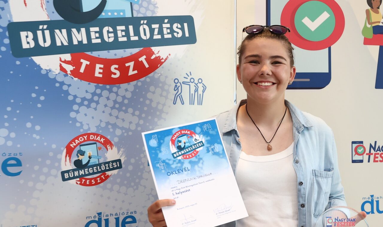 Négy kategóriában hirdettek győzteseket a Nagy Diák Teszteken