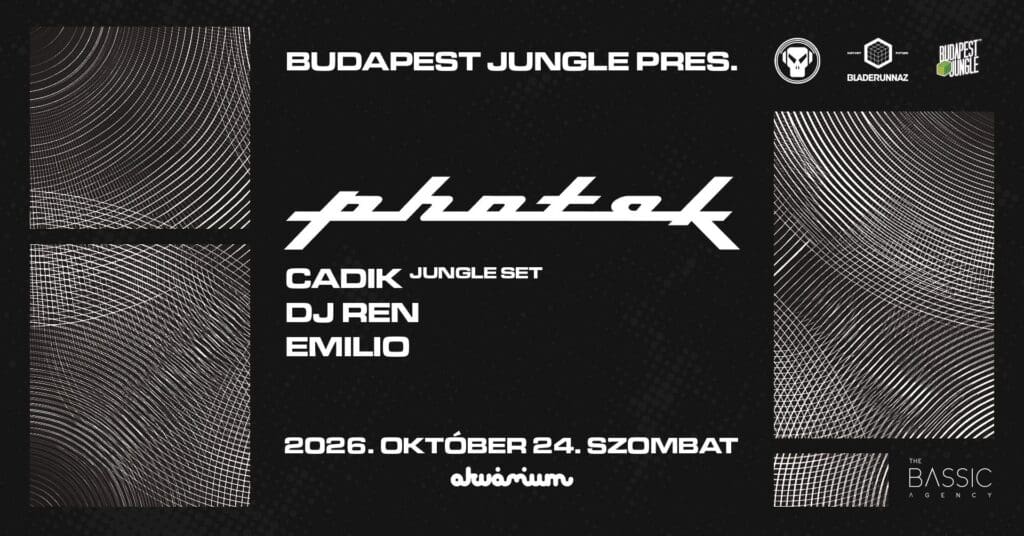 Budapest Jungle pres. Photek – október 24.