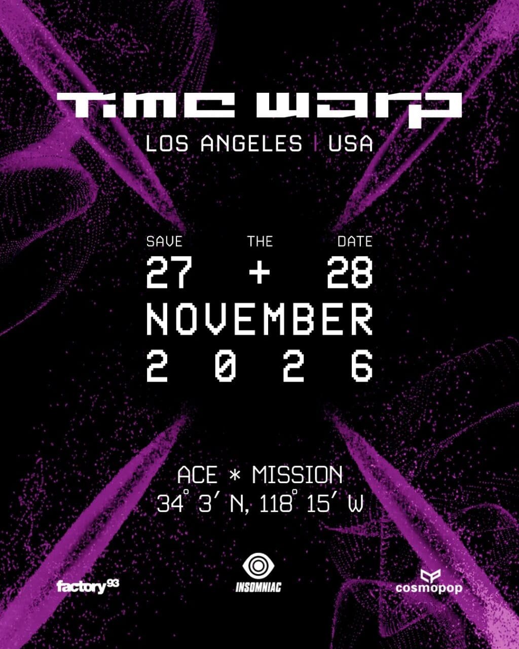 Time Warp Los Angeles techno - Time Warp Los Angeles techno – Time Warp debütál Los Angelesben: techno maraton nov