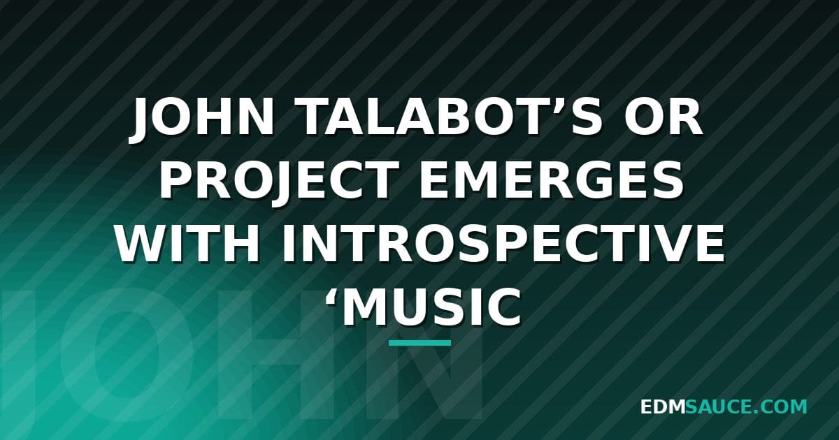 John Talabot új aliasa: az üres stadionok zenéje
