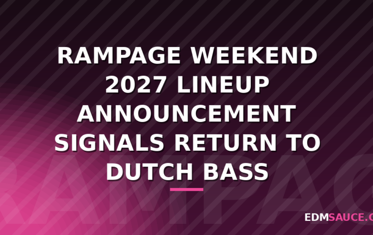 Rampage Weekend 2027: Amszterdami bass fesztivál visszatér